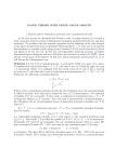 Gauge theory with finite gauge group