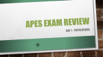 apes review part 1