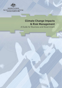 Climate Change Impacts and Risk Management