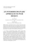 An Interdisciplinary Approach to Web Design