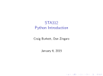STA312 Python Introduction