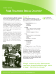 Post-Traumatic Stress Disorder - Multicultural Mental Health