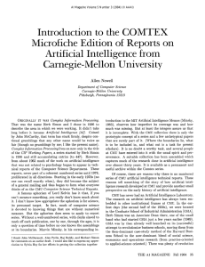 Introduction to the COMTEX Microfiche Edition of Reports on