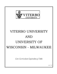 viterbo university and university of wisconsin