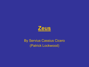 Zeus - MagistraLatin