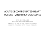 ACUTE DECOMPENSATED HEART FAILURE