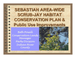 Sebastian Area-Wide Scrub-Jay Habitat Conservation Plan and