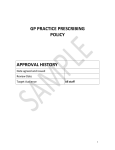 Sample - GP Practice prescribing policy