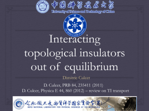 Surface charge transport in topological insulators