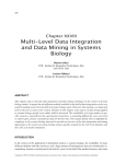 Multi-Level Data Integration and Data Mining in Systems Biology