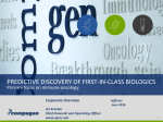 predictive discovery of first-in-class biologics