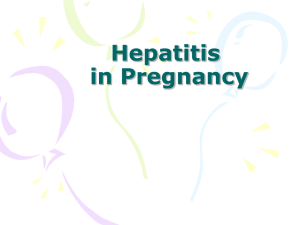 Hepatitis on pregnancy