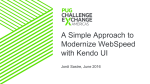 A Simple Approach to Modernize WebSpeed with Kendo UI