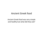 Ancient Greek food - Berkeley Primary School