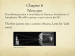 Chapter 6 Telescopes