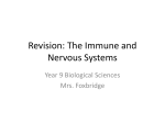Revision: The Immune and Nervous Systems