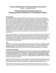 Nicotine Replacement Therapy Guidance Document