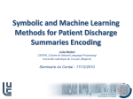 Symbolic Classification Methods for Patient Discharge Summaries