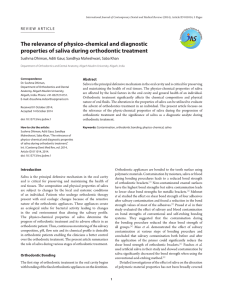 The relevance of physico-chemical and diagnostic properties of
