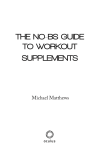 the no-bs guide to workout supplements