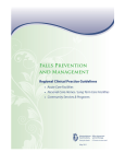 Falls Prevention Regional Guidelines