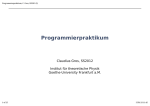 Programmierpraktikum