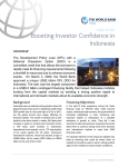 Indonesia DDO - World Bank Treasury