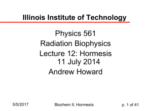 Hormesis - Illinois Institute of Technology