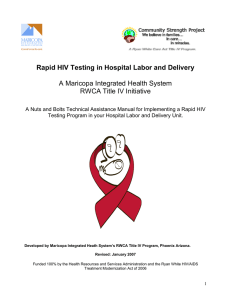 Rapid HIV Testing in Hospital Labor and Delivery