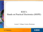 Lesson 2 - UC Berkeley IEEE