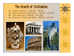 The Growth of Civilizations
