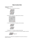 Topic 3 Notes - Lines and Planes