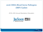 2011 OSHA Bloodborne Pathogens (BBP) Update