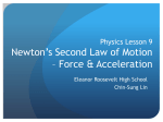 Presentation Lesson 09 Newton Second Law of Motion