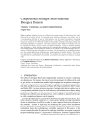 Compositional Mining of Multi-relational Biological Datasets