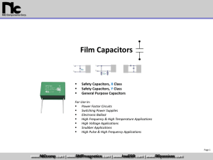 X1 Safety Capacitors