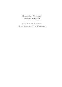 Elementary Topology Problem Textbook O. Ya. Viro, OA