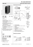 Accessories: Dimensioned drawing Electrical connection ODSIL