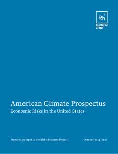 American Climate Prospectus - Goldman School of Public Policy