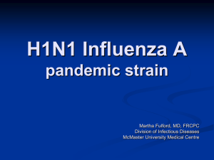 H1N1 Vaccine - McMaster University`s Faculty of Health Sciences