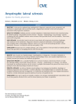 Amyotrophic lateral sclerosis