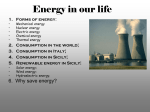 L`energia - Programma LLP