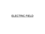 ELECTRIC FIELD