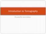 Introduction to Tomography - Engineering School Class Web Sites