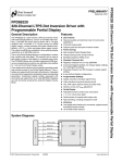 FPD95220 320-Channel LTPS Dot Inversion Driver with