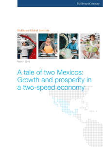 A tale of two Mexicos: Growth and prosperity in a two