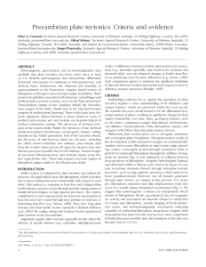 Precambrian plate tectonics: Criteria and evidence