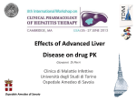 Effects of Advanced Liver Disease on drug PK