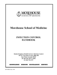 Infection Control Handbook - Morehouse School of Medicine