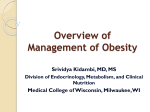 Overview of management of obesity
